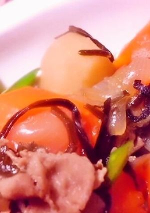 塩昆布でコク旨洋風塩肉じゃが♪-レシピのメイン写真