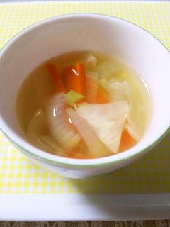 冷蔵庫の残り野菜 de 具沢山スープ♪-レシピのメイン写真