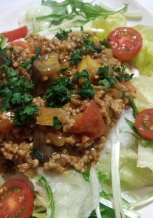 簡単ナスとトマトのドライカレー★-レシピのメイン写真