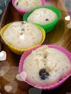 卵なしでももっちり!豆乳小豆蒸しパン-レシピのメイン写真