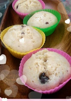 卵なしでももっちり！豆乳小豆蒸しパン-レシピのメイン写真