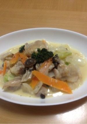鶏肉の濃厚クリーム煮-レシピのメイン写真