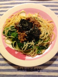 簡単♪和風パスタ。栄養たっぷり♡-レシピのメイン写真
