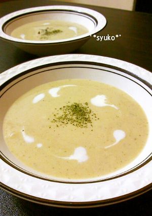 昆布の旨味たっぷり♪和風豆乳ビシソワーズ-レシピのメイン写真