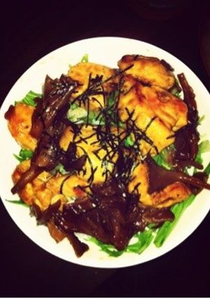 お弁当にも☆とり肉と舞茸の和食丼-レシピのメイン写真