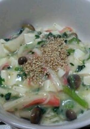 ヘルシー簡単！汁なし豆腐あんかけラーメン-レシピのメイン写真