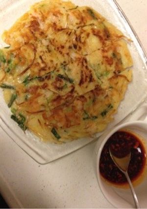 揚げ物の残りでチヂミ！-レシピのメイン写真