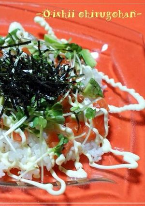 アボサーモンのマヨネー寿司-レシピのメイン写真