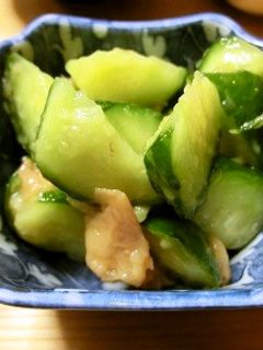 即席梅キューリ漬け-レシピのメイン写真