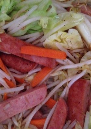 スパムで野菜炒め-レシピのメイン写真