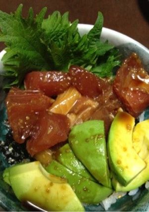 アボカドと海鮮のづけ丼-レシピのメイン写真