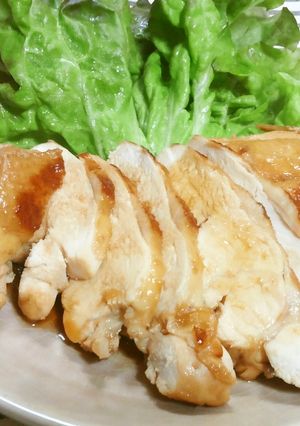 鶏ムネ肉のソテーでチャーシュー風-レシピのメイン写真