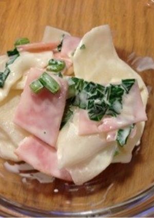 簡単あともう一品☆かぶとハムのサラダ-レシピのメイン写真