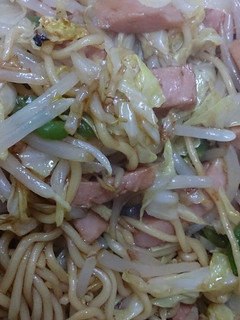 スパム焼きそば-レシピのメイン写真
