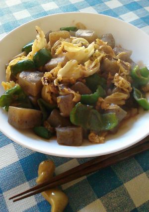 こんにゃくで！回鍋肉風味噌炒め-レシピのメイン写真