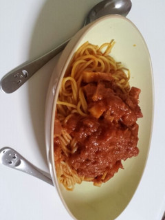 ツナとベーコンの濃厚トマトパスタ♡-レシピのメイン写真