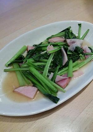 お手軽！チンゲンサイの炒め物-レシピのメイン写真