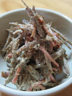 ツナ缶で、きんぴらごぼうサラダ♪-レシピのメイン写真