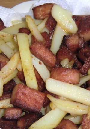 SPAMとジャガイモのカリカリ焼き-レシピのメイン写真