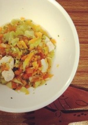離乳食09ヶ月 鶏団子野菜スープ-レシピのメイン写真