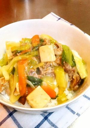 パンには合わないかも中華丼-レシピのメイン写真