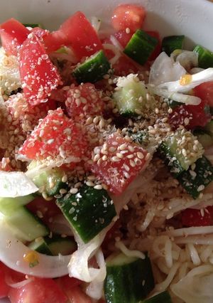 野菜たっぷり 冷製塩ラーメン-レシピのメイン写真