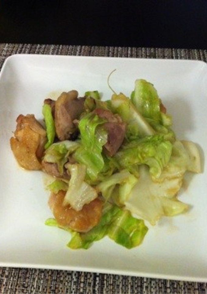 簡単☆鶏肉とキャベツのさっぱり炒め-レシピのメイン写真