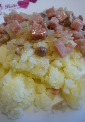 こどもが喜ぶ 粉ふき芋のスパム乗せ♪-レシピのメイン写真