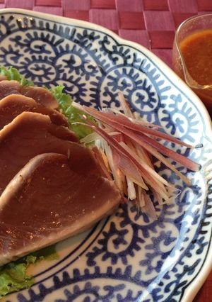 カツオのたたき、醤油麹漬け-レシピのメイン写真