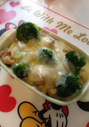 簡単！子供が喜ぶチキンドリア❤グラタンも-レシピのメイン写真