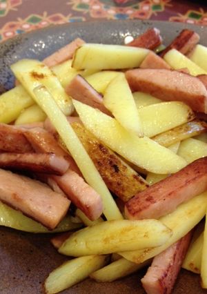 スパムとじゃがいものバター醤油炒め-レシピのメイン写真