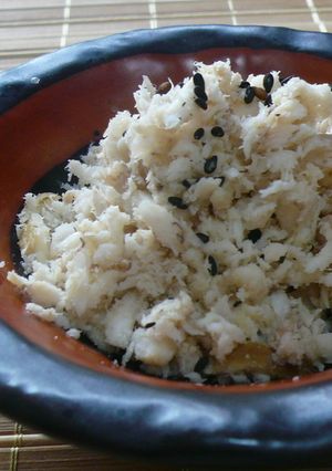 鯛のアラで作ったふりかけ！-レシピのメイン写真