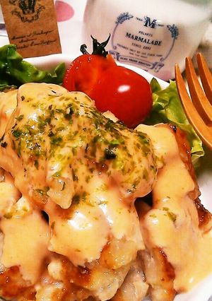 ＊ぷりぷり鶏肉onソース＊-レシピのメイン写真