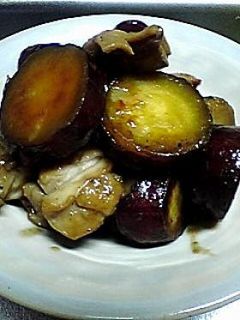 さつまいもと鶏肉のオイスター煮-レシピのメイン写真
