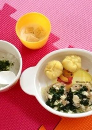♡離乳食中期 豆腐ひじきバーグ♡-レシピのメイン写真