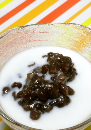 ☆塩麹の小豆煮ミルク☆-レシピのメイン写真