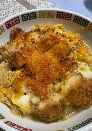 【コンビニ食材】簡単チキンカツ丼-レシピのメイン写真