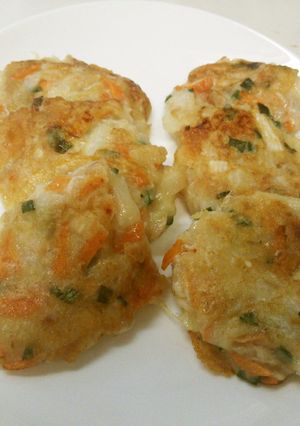 長いもとツナのチーズお焼き-レシピのメイン写真