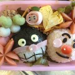 キャラ弁アンパンマンとバイキンマン-レシピのメイン写真