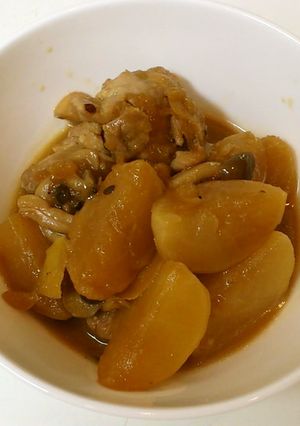 【大根】鶏の煮物-レシピのメイン写真