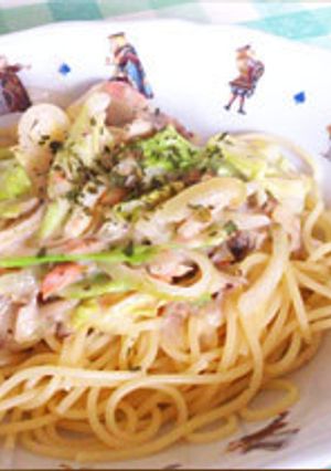 ♥鮭とキャベツのスパゲッティ♥-レシピのメイン写真