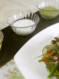 野菜たっぷり!自家製オニオンドレッシング-レシピのメイン写真