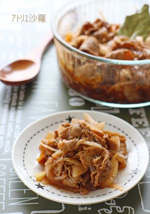 簡単常備菜♪豚肉＆玉葱のトマト風味マリネ-レシピのメイン写真