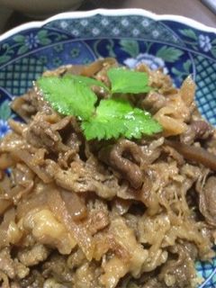 牛肉とこんにゃくの炒り煮-レシピのメイン写真