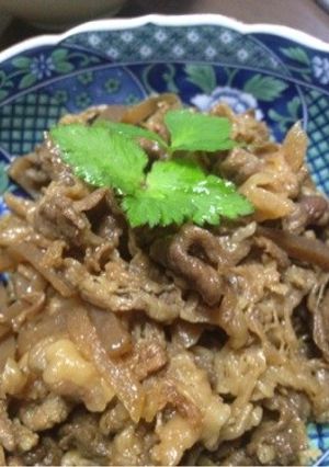 牛肉とこんにゃくの炒り煮-レシピのメイン写真