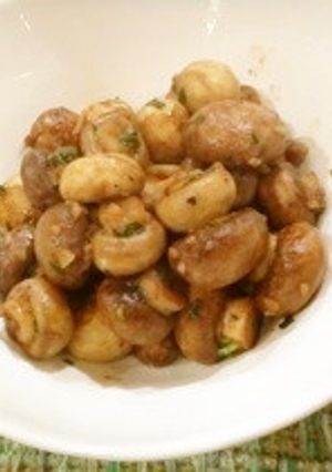 5分おつまみ!ガーリックマッシュルーム♪-レシピのメイン写真
