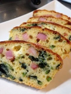 HMでベーコンとほうれん草のケークサレ-レシピのメイン写真