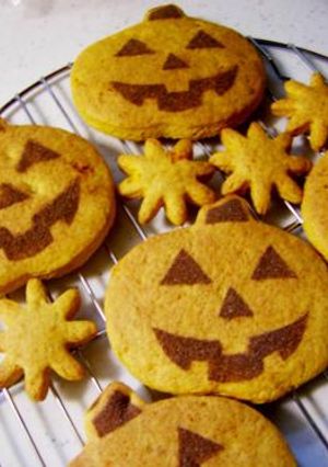 ハッピーハロウィンクッキー（ホットケーキミックスを使って）-レシピのメイン写真