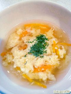 卵がふわふわ☆卵とじスープ♪-レシピのメイン写真