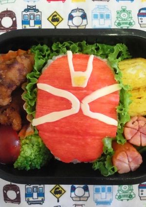 仮面ライダーウィザード キャラ弁-レシピのメイン写真